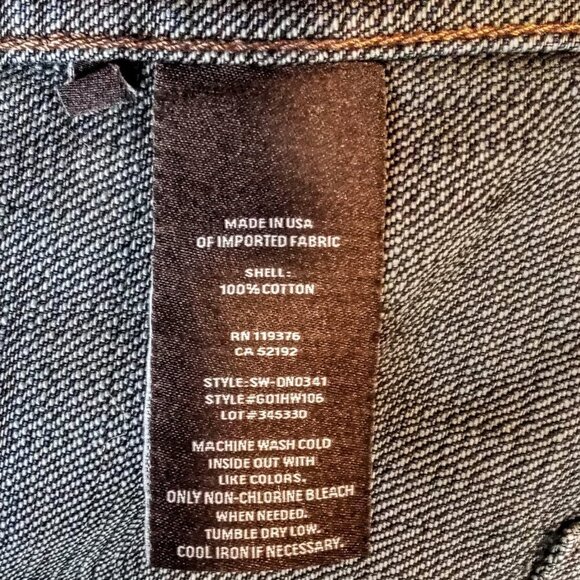 Helmut Lang Dark Denim Blue Short Jean Jacket - Picture 7 of 8